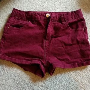 Refuge Burgundy Shorts